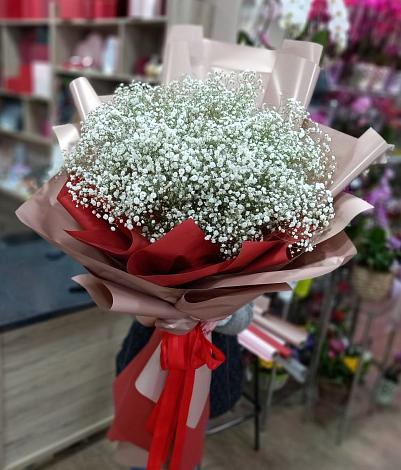 Букет цветов из: Гипсофила в Турочак