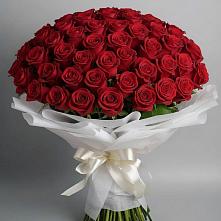 Букет 101 Красная роза Блэк Мэджик в Турочак