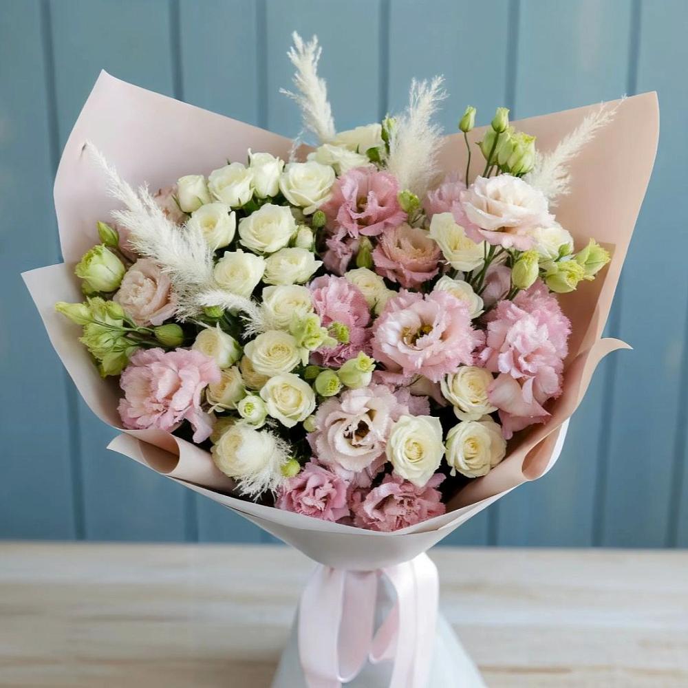 Букет цветов из: Альстромерии и Розы в Турочак