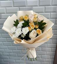 Букет цветов из:  Розы и Хризантемы #REPLACE_PRED# Турочак