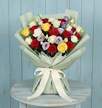 Букет цветов из:  Розы в Турочак