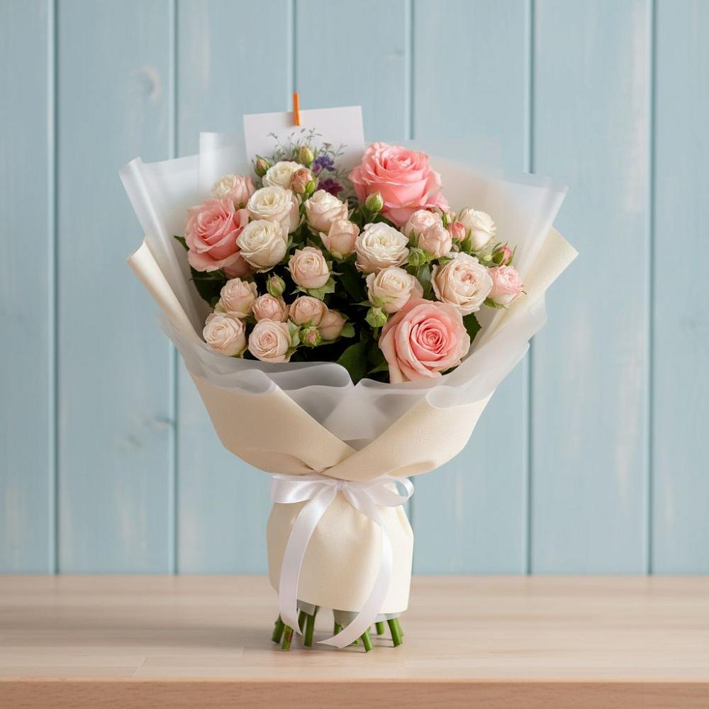 Букет цветов из: Розы в Турочак