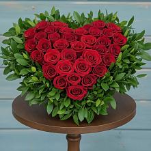 Цветочная композиция из Розы в виде сердца #REPLACE_PRED# Турочак