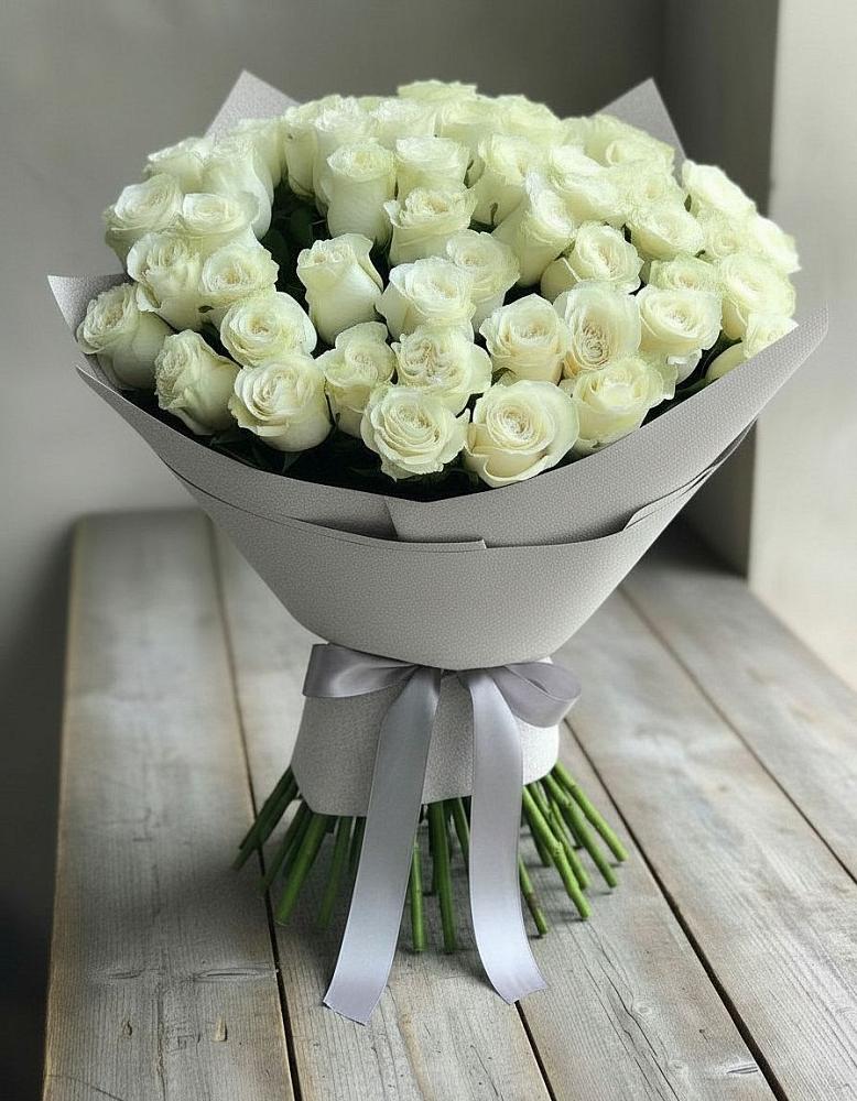 Букет 35 Белых роз в Турочак
