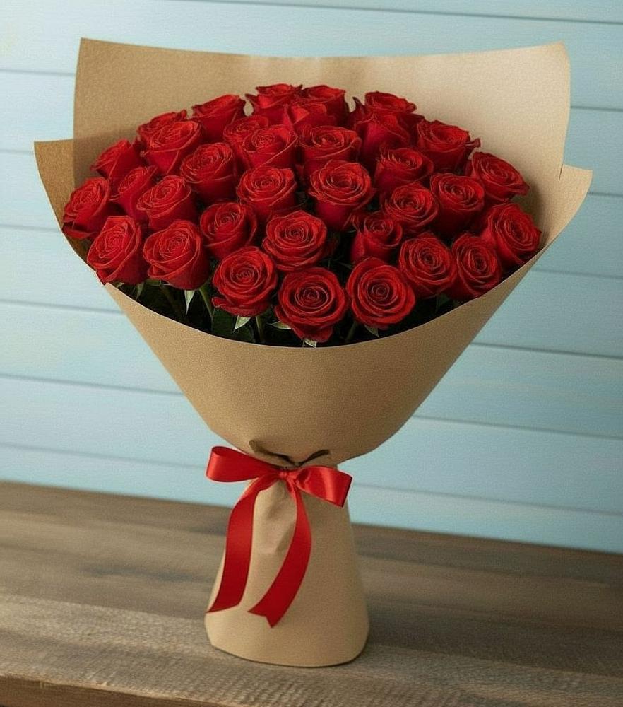 Букет Красные розы Милано в Турочак