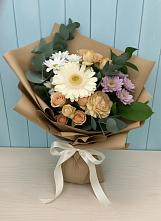 Букет цветов из:  Герберы и Хризантемы в Турочак