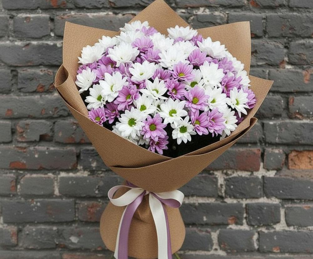 Букет цветов из: Хризантемы в Турочак
