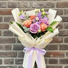 Букет цветов из:  Лизиантусы и Розы #REPLACE_PRED# Турочак