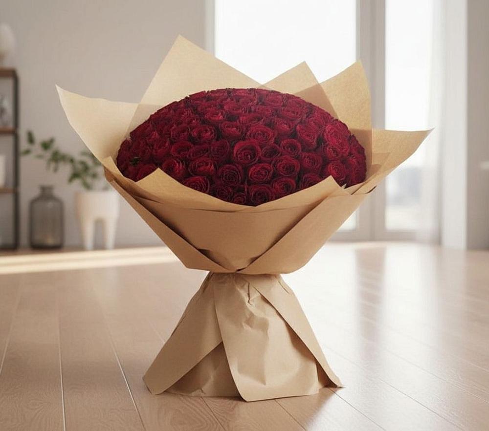 Букет 101 Красная роза в Турочак