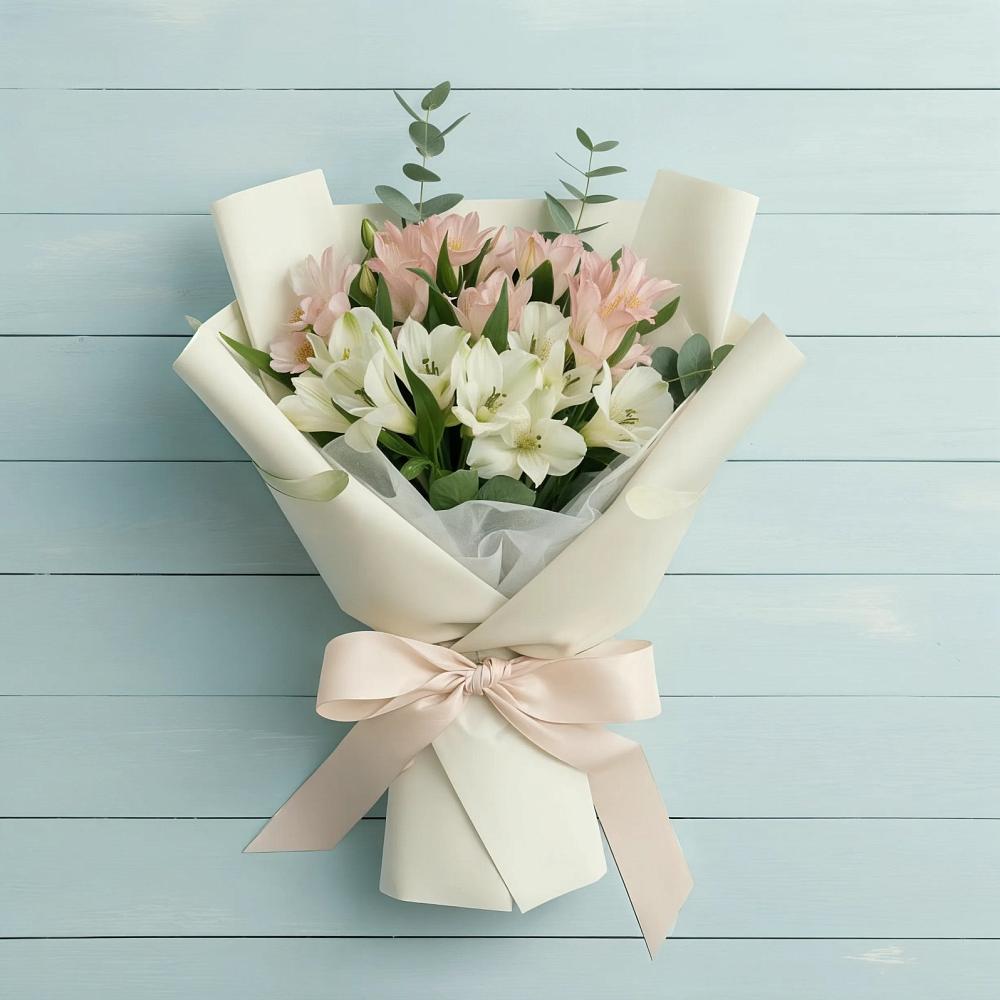 Букет цветов из: Альстромерии в Турочак