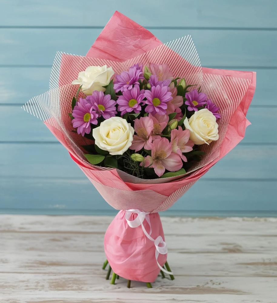 Букет цветов из: Герберы в Турочак